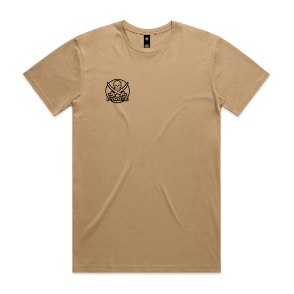 PYRATE T SHIRT (BLK LOGO) Thumbnail